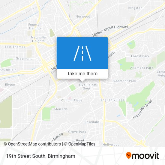 Mapa de 19th Street South