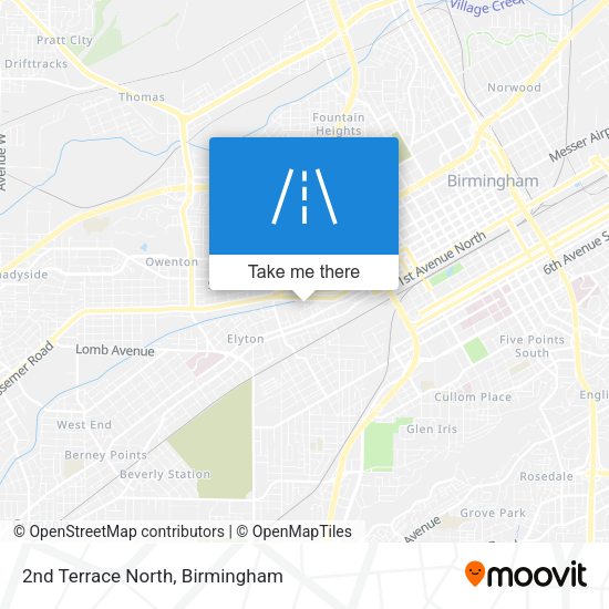 2nd Terrace North map