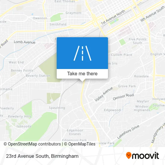 Mapa de 23rd Avenue South