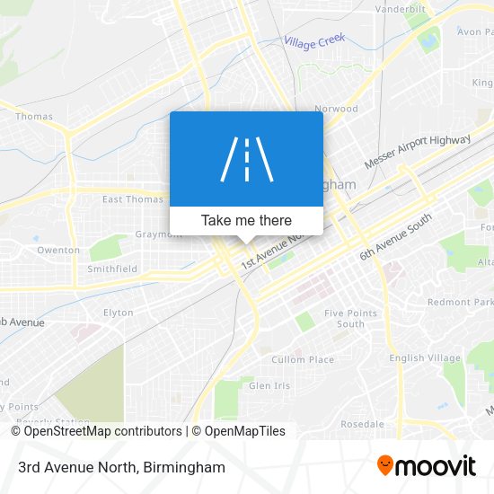 Mapa de 3rd Avenue North