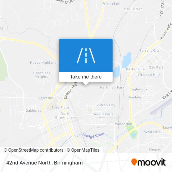 42nd Avenue North map