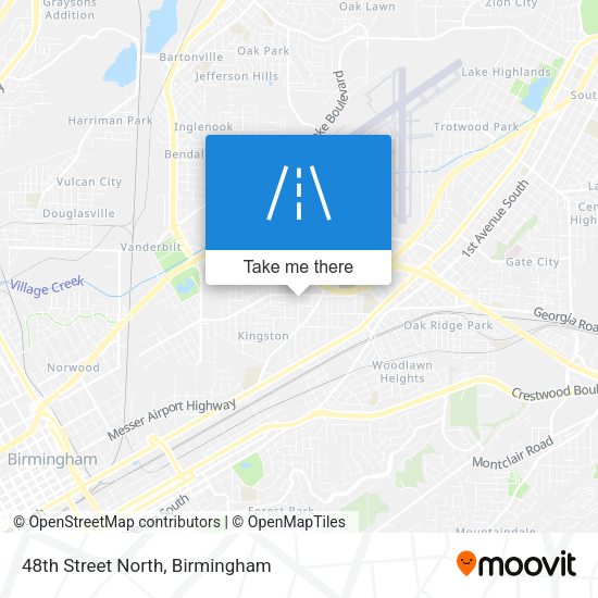 48th Street North map