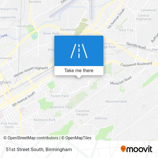 51st Street South map