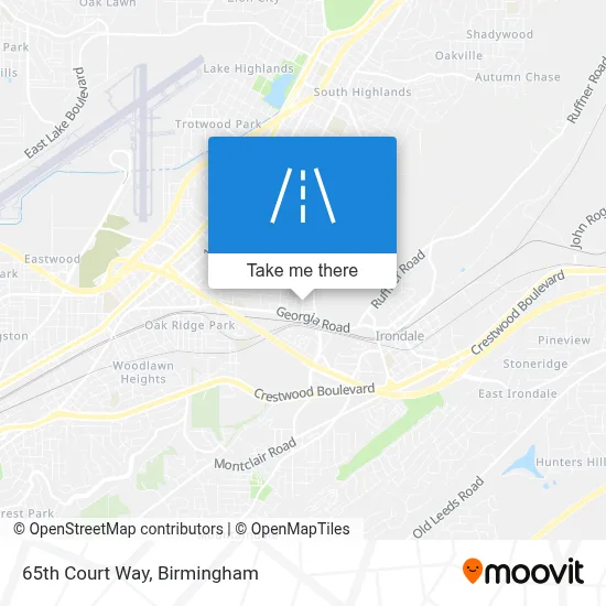 65th Court Way map