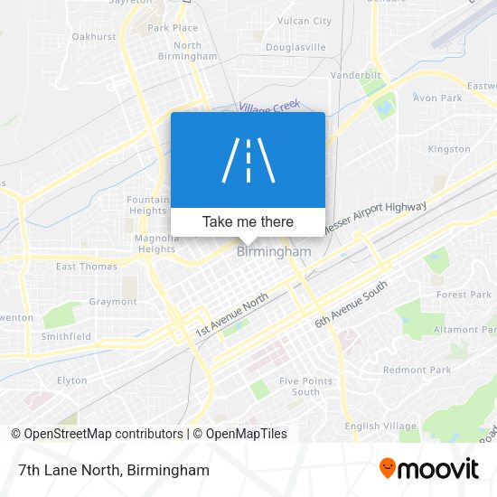 Mapa de 7th Lane North