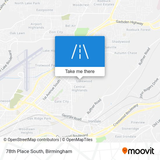 Mapa de 78th Place South