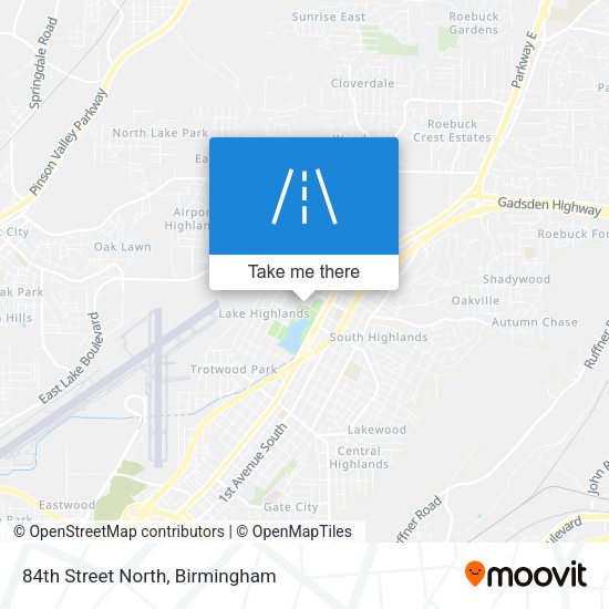 Mapa de 84th Street North