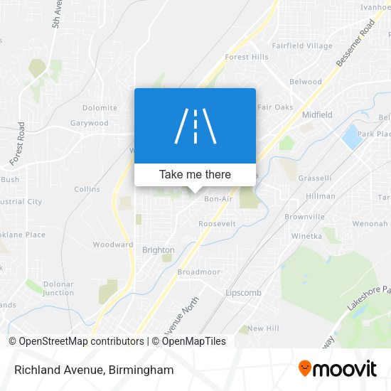 Mapa de Richland Avenue