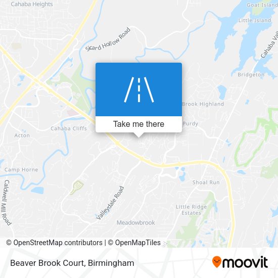 Beaver Brook Court map