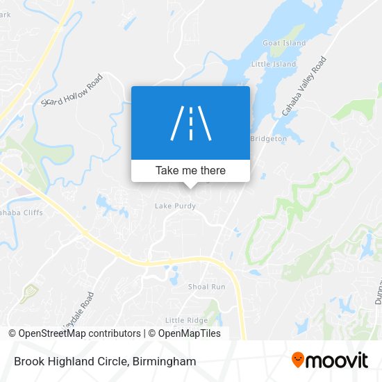 Mapa de Brook Highland Circle