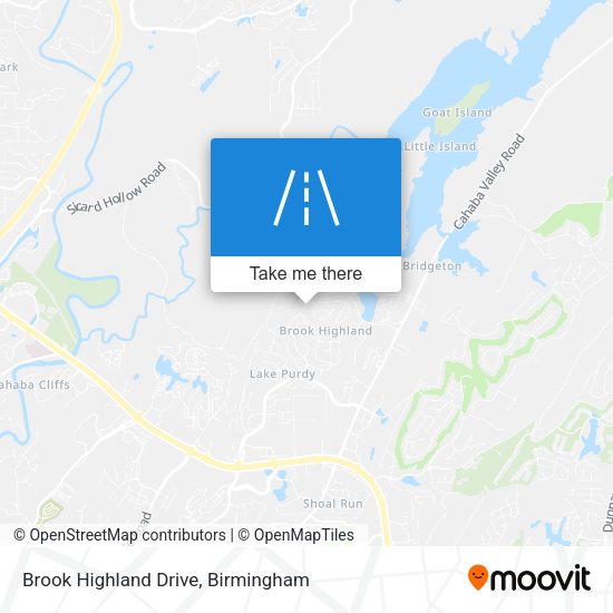 Mapa de Brook Highland Drive