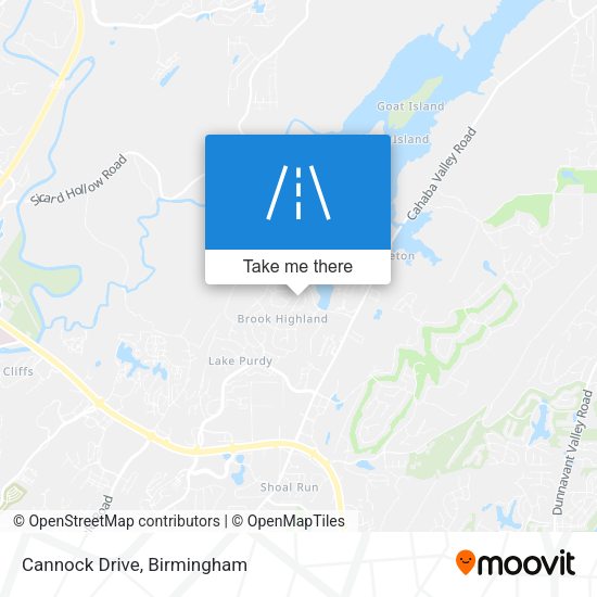 Mapa de Cannock Drive