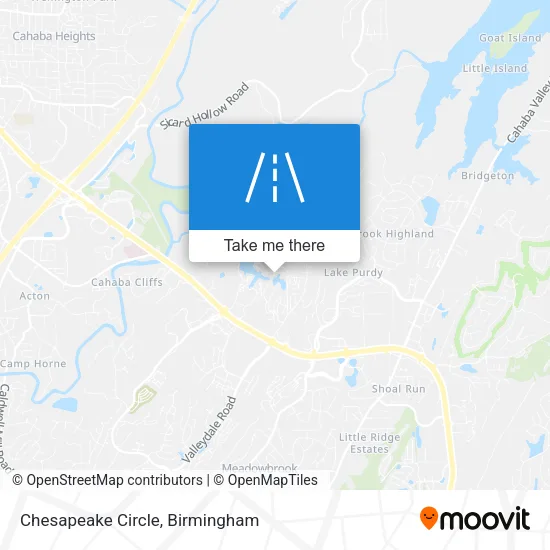 Chesapeake Circle map