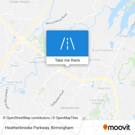 Heatherbrooke Parkway map