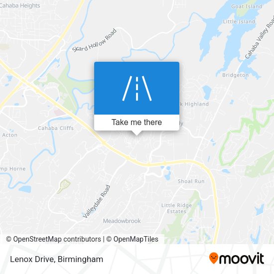 Mapa de Lenox Drive