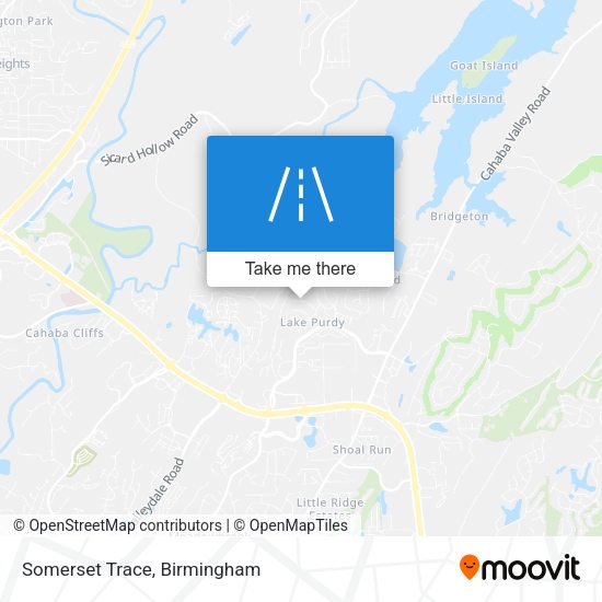 Mapa de Somerset Trace