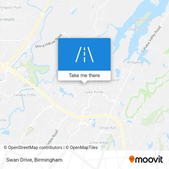 Swan Drive map