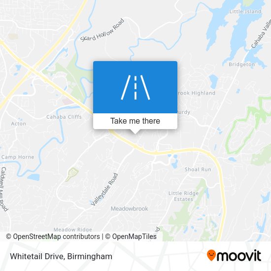 Mapa de Whitetail Drive