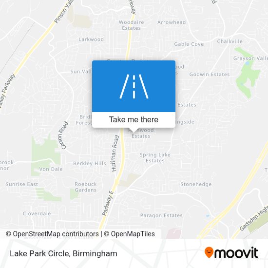Lake Park Circle map