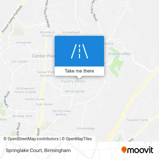 Springlake Court map