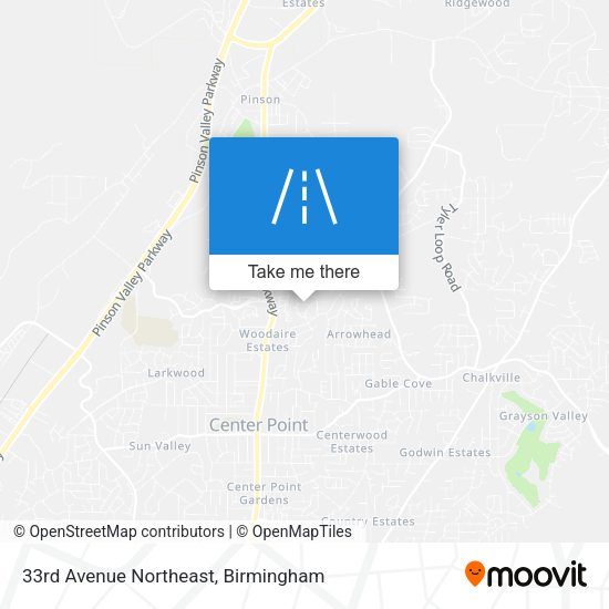Mapa de 33rd Avenue Northeast