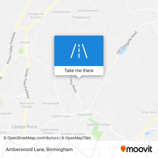 Amberwood Lane map