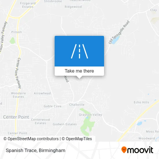 Spanish Trace map