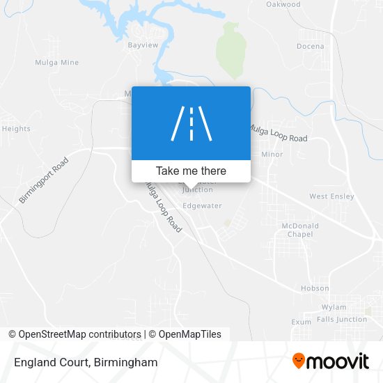 Mapa de England Court