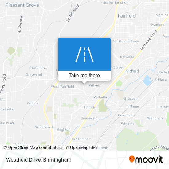 Mapa de Westfield Drive