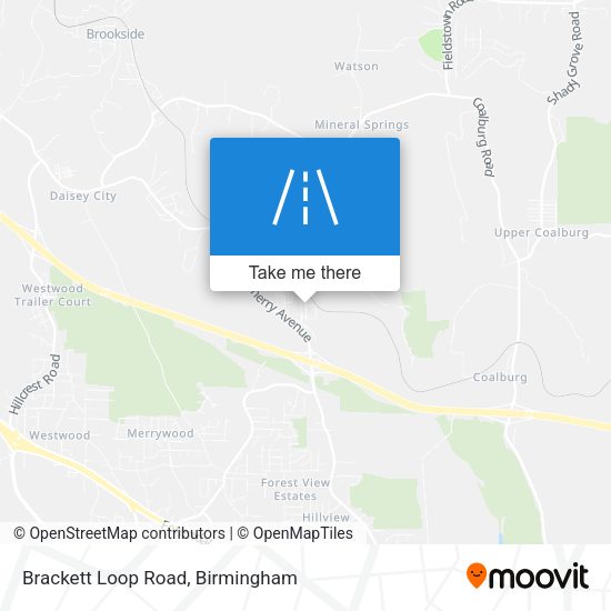 Mapa de Brackett Loop Road