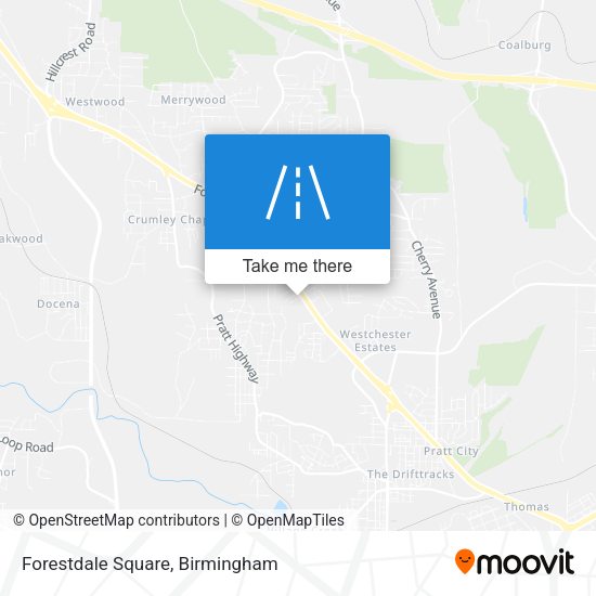 Mapa de Forestdale Square