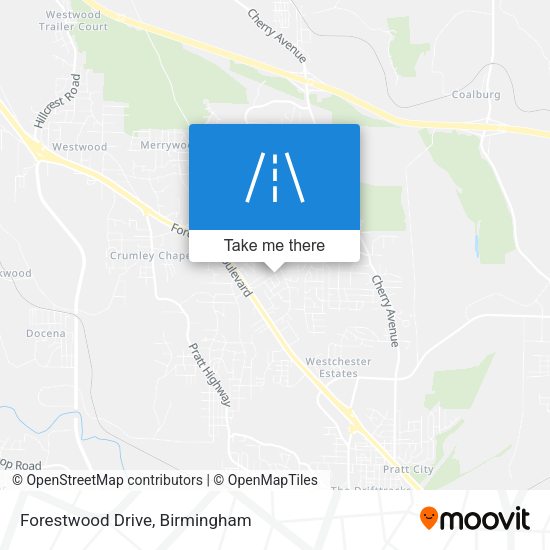 Forestwood Drive map