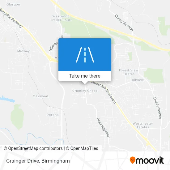 Grainger Drive map