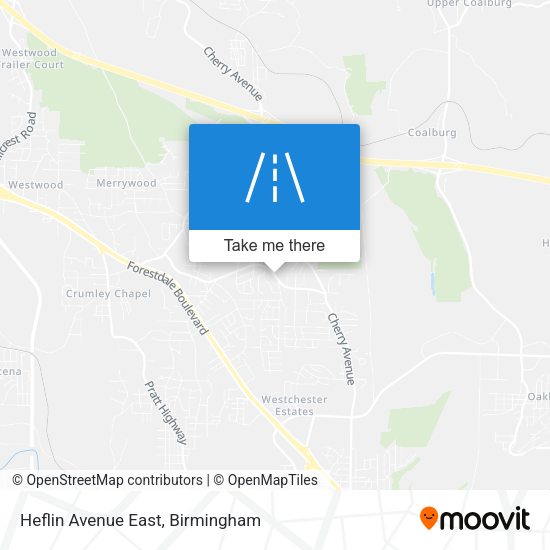 Mapa de Heflin Avenue East