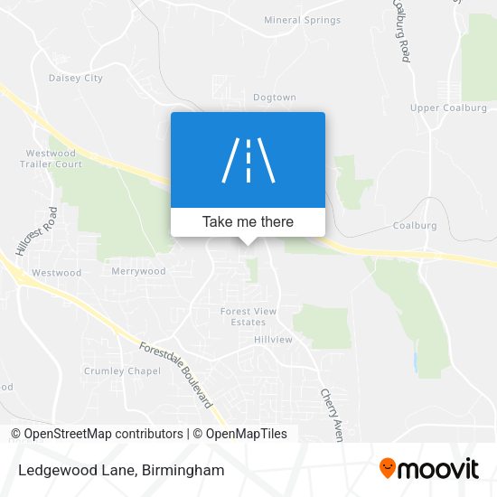 Mapa de Ledgewood Lane
