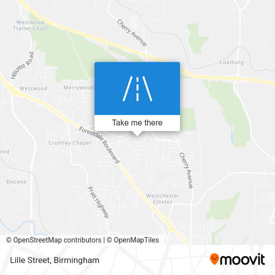 Mapa de Lille Street