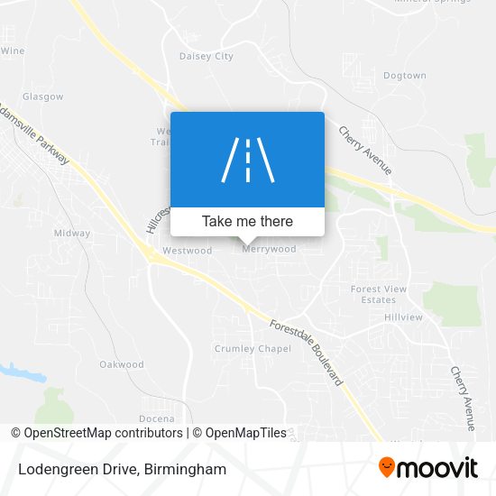 Lodengreen Drive map