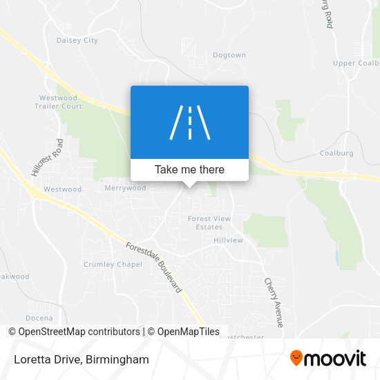 Mapa de Loretta Drive