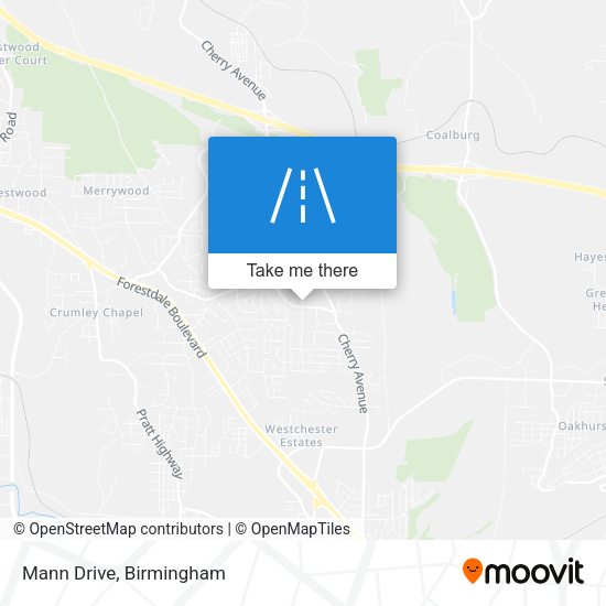 Mapa de Mann Drive