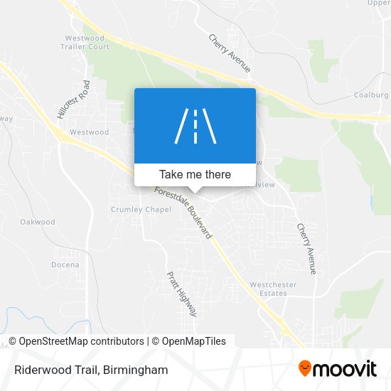 Mapa de Riderwood Trail