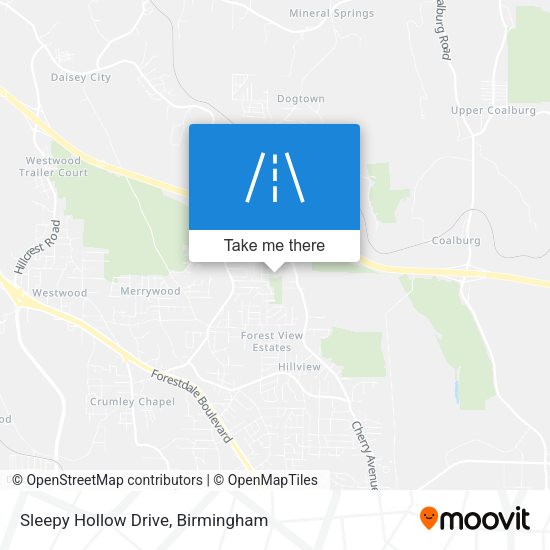 Sleepy Hollow Drive map
