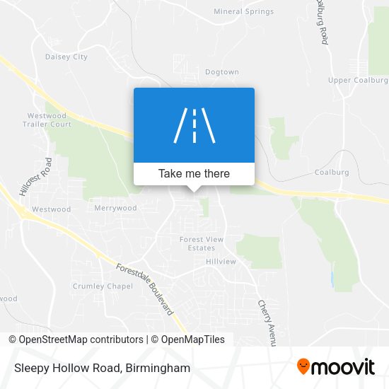 Mapa de Sleepy Hollow Road