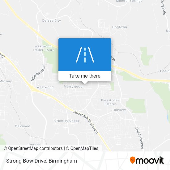 Strong Bow Drive map