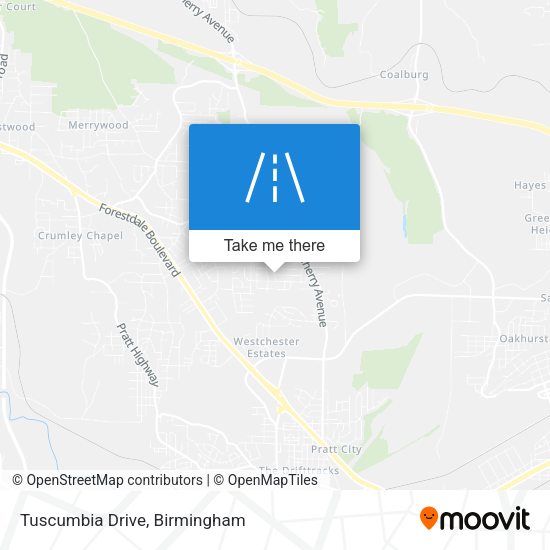Mapa de Tuscumbia Drive