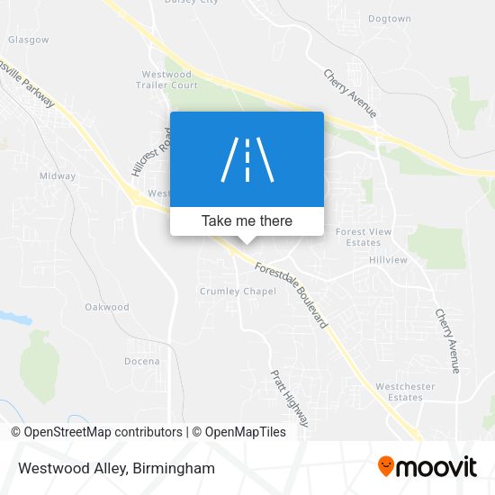 Mapa de Westwood Alley