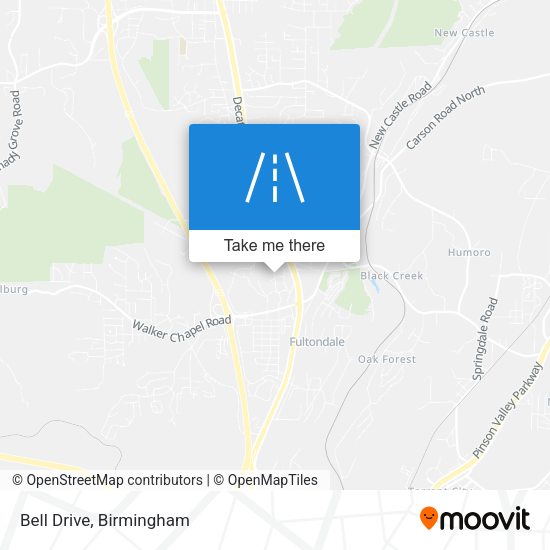 Mapa de Bell Drive