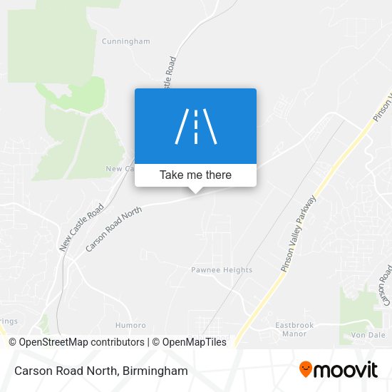 Mapa de Carson Road North