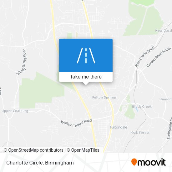 Mapa de Charlotte Circle
