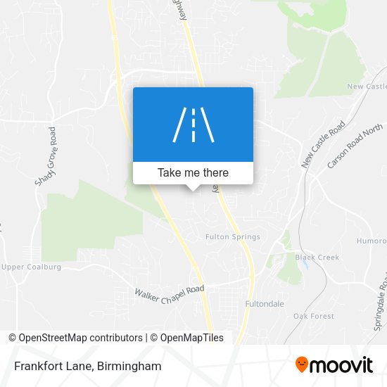 Mapa de Frankfort Lane