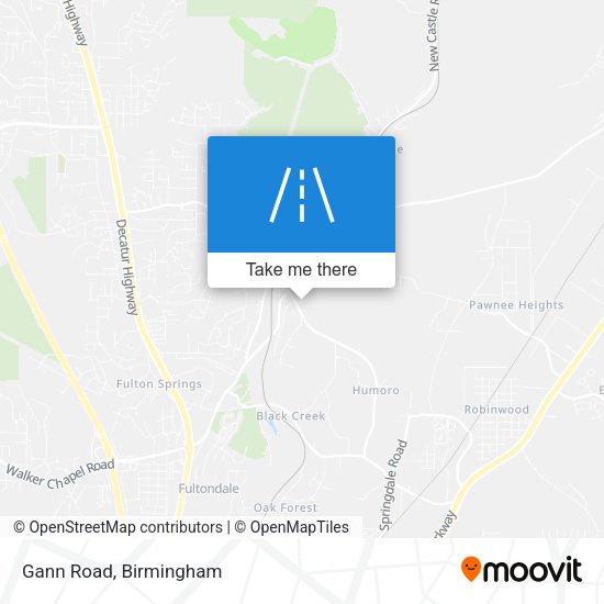Mapa de Gann Road